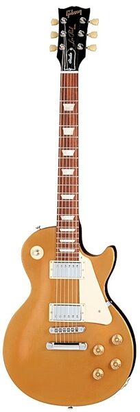 open zoom image for Gibson Les Paul Studio Left-Handed Electric Guitar, with Case, Gold Top Dark Back