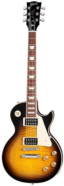 open zoom image for Gibson Les Paul Signature T Electric Guitar (with Case), Vintage Sunburst with Chrome Hardware