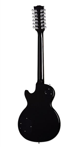 open zoom image for Gibson HR Les Paul Traditional 12-String Electric Guitar (with Case), Ebony Back