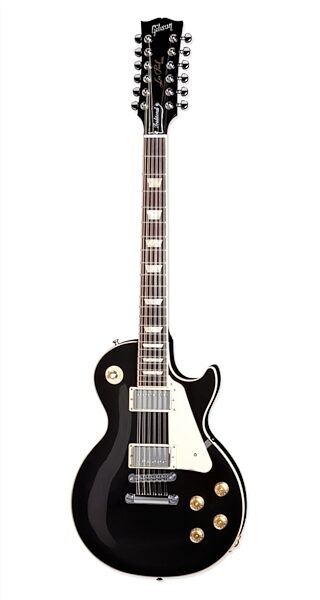 open zoom image for Gibson HR Les Paul Traditional 12-String Electric Guitar (with Case), Ebony
