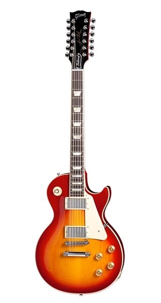 open zoom image for Gibson HR Les Paul Traditional 12-String Electric Guitar (with Case), Heritage Cherry Sunburst