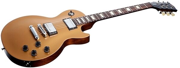 open zoom image for Gibson Les Paul '60s Tribute Min-ETune Electric Guitar (with Gig Bag), Gold Top Closeup