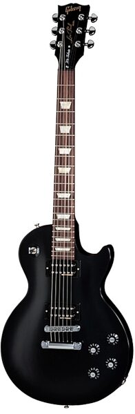 open zoom image for Gibson Les Paul '70s Tribute Electric Guitar (with Gig Bag), Ebony