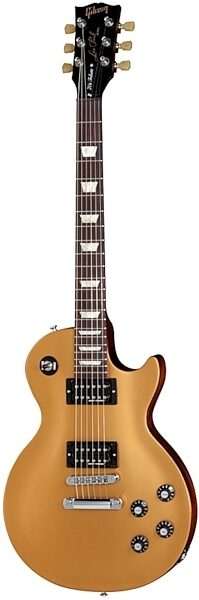 open zoom image for Gibson Les Paul '70s Tribute Min-ETune Electric Guitar (with Gig Bag), Gold Top