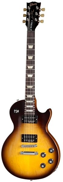 open zoom image for Gibson Les Paul '70s Tribute Min-ETune Electric Guitar (with Gig Bag), Vintage Sunburst
