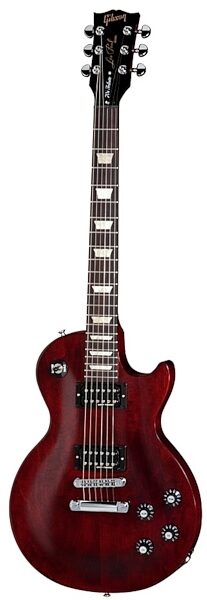 open zoom image for Gibson Les Paul '70s Tribute Electric Guitar (with Gig Bag), Wine Red