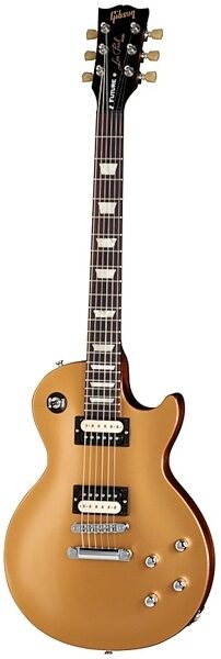 open zoom image for Gibson Les Paul Future Tribute Min-ETune Electric Guitar (with Gig Bag), Gold Top