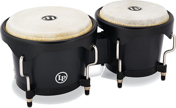 open zoom image for Latin Percussion Discovery Bongos (with Gig Bag), Onyx, Action Position Back