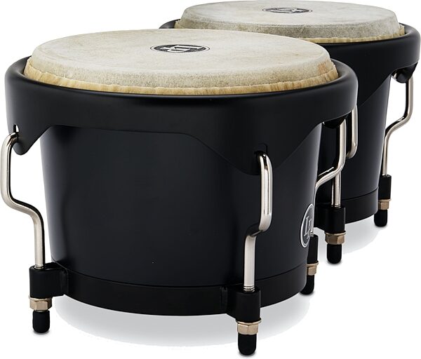 open zoom image for Latin Percussion Discovery Bongos (with Gig Bag), Onyx, Action Position Back