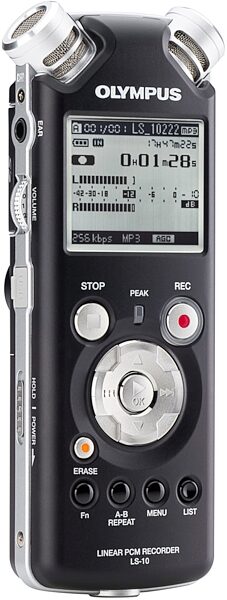 open zoom image for Olympus LS-10 Linear PCM Portable Stereo Handheld Recorder, Alternate View