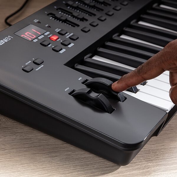 open zoom image for M-Audio Oxygen 61 MKV USB MIDI Controller, 61-Key, New, Action Position Back