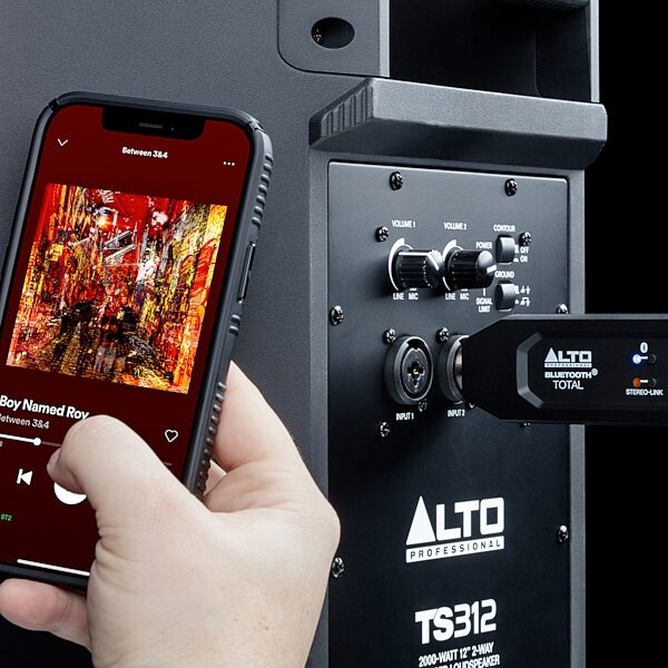 open zoom image for Alto Professional Bluetooth Total 2 Single-Channel Wireless Receiver, New, Action Position Back