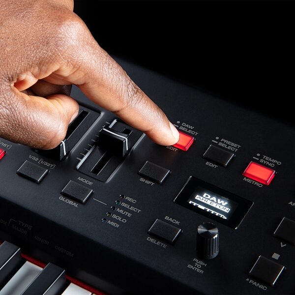 open zoom image for M-Audio Hammer 88 Pro USB MIDI Keyboard Controller, New, Action Position Back