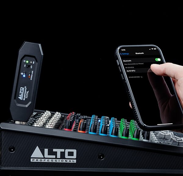 open zoom image for Alto Professional Bluetooth Total 2 Single-Channel Wireless Receiver, New, Action Position Back