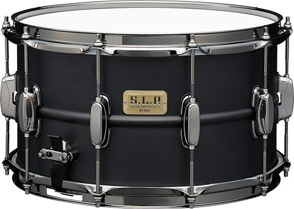 open zoom image for Tama SLP Limited Edition Big Black Steel Snare Drum, 8x14", Action Position Back