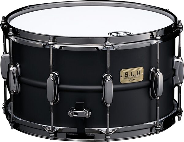 open zoom image for Tama SLP Limited Edition Big Black Steel Snare Drum, 8x14", Action Position Back