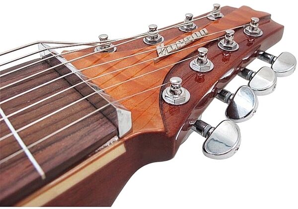 open zoom image for Vorson LT-230-8 Active Lap Steel Guitar, 8-String (with Gig Bag), Transparent Vintage Sunburst View 3