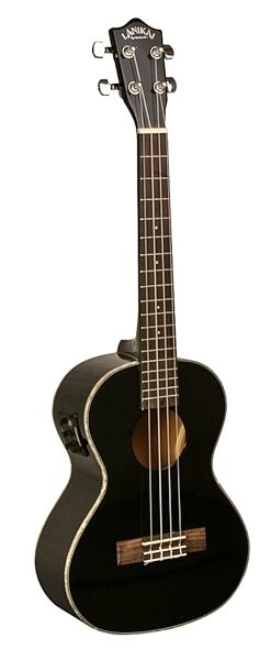 open zoom image for Lanikai LU-21TEK Tenor Acoustic-Electric Ukulele, Black