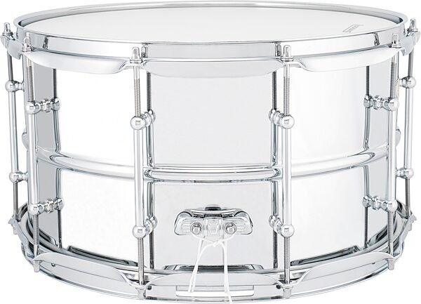 open zoom image for Ludwig Supralite Steel Snare Drum, 8x14", Action Position Back