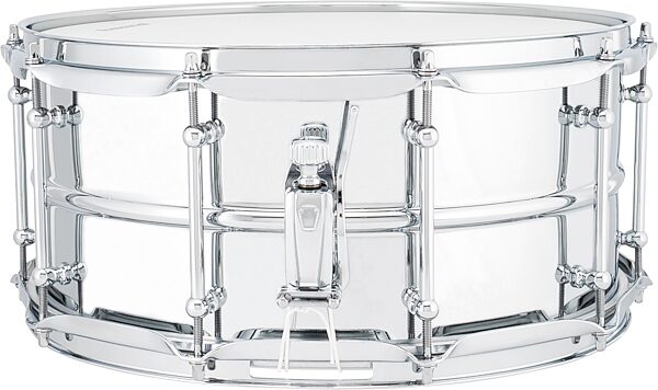 open zoom image for Ludwig Supralite Steel Snare Drum, 6.5x14", Action Position Back