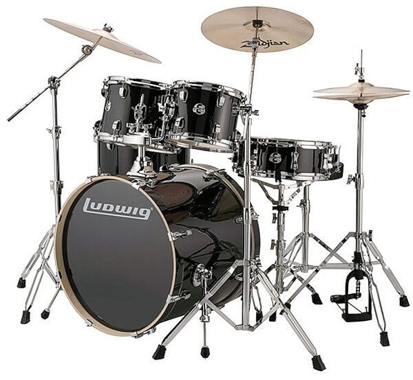 open zoom image for Ludwig LCEE22 Element Evo Complete Drum Kit (5-Piece), ludwig