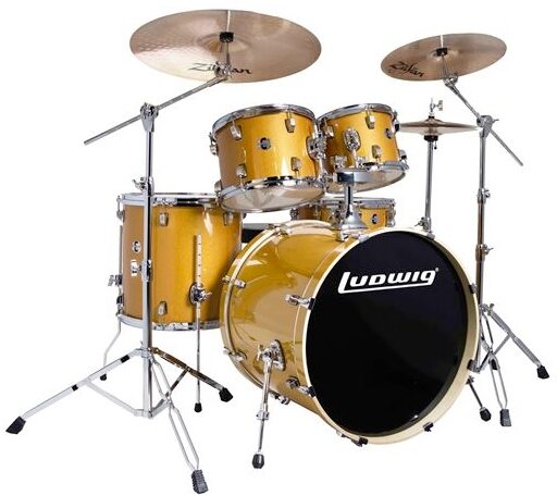 open zoom image for Ludwig LCEE22 Element Evo Complete Drum Kit (5-Piece), ludwig