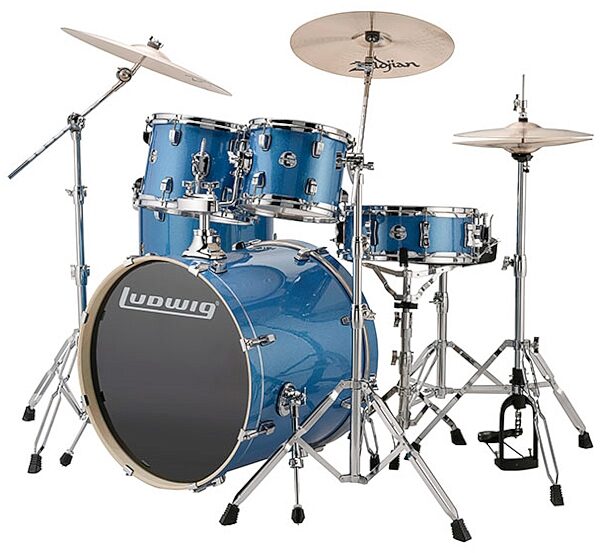 open zoom image for Ludwig LCEE22 Element Evo Complete Drum Kit (5-Piece), ludwig