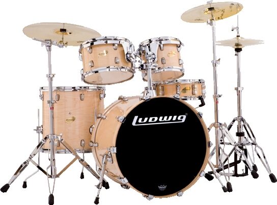 open zoom image for Ludwig LC525 Accent CS Maple 5-Piece Drum Kit, Main