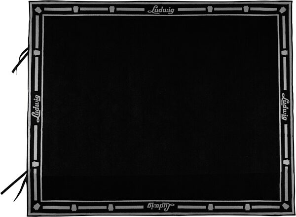 open zoom image for Ludwig Non-Slip Drum Rug, 5x6', Action Position Back