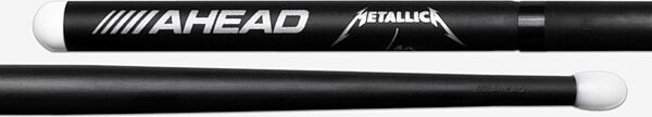 open zoom image for Ahead Lars Ulrich Aluminum Drumsticks, Pair, Action Position Back