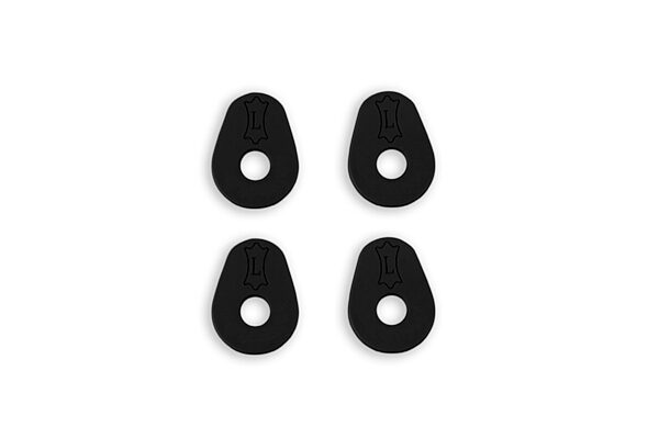 open zoom image for Levy's Rubber Guitar Strap Blocks, 2 Pairs, Black, main