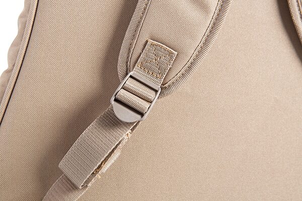 open zoom image for Levy's 200-Series Deluxe Dreadnought Acoustic Guitar Gig Bag, Tan, Detail Side