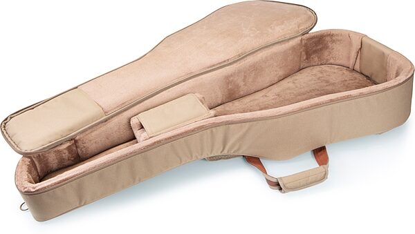 open zoom image for Levy's 200-Series Deluxe Dreadnought Acoustic Guitar Gig Bag, Tan, Detail Side