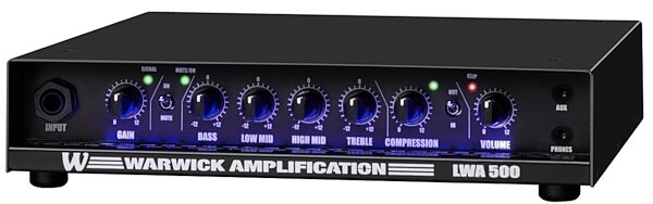 open zoom image for Warwick LWA500 Bass Amplifier Head (500 Watts), Angle