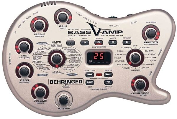 open zoom image for Behringer Bass V-Amp Desktop Virtual Bass Amplifier, Main