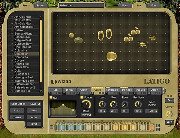 open zoom image for Wizoo Latigo Latin Percussion Soft Synth (Macintosh and Windows), Main