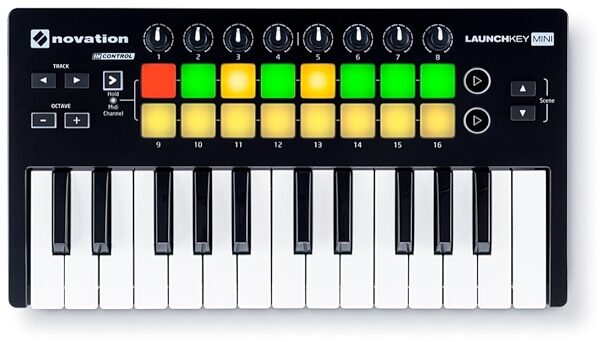 open zoom image for Novation Launchkey Mini MK2 USB MIDI Keyboard Controller, Main