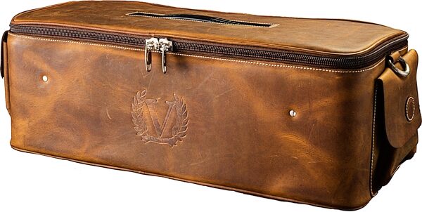 open zoom image for Victory GIGBAGLTHR Leather Gig Bag, Fits V30H / V40H / VXH / VC35H / S22 / S25, Large, Action Position Back