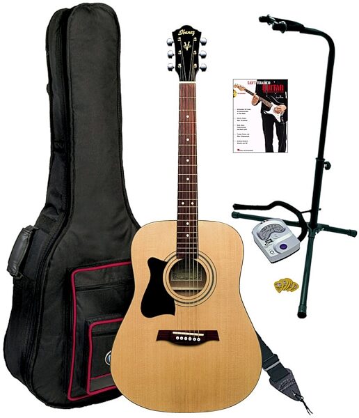 open zoom image for zZounds Left-Handed Acoustic Guitar Pack with Ibanez V70L, Main
