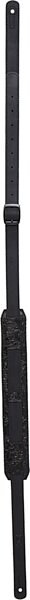 open zoom image for Levy's M317FCL Florentine Leather Guitar Strap, Black, Action Position Back
