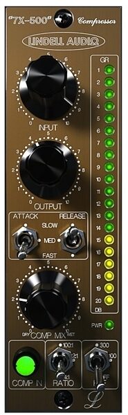 open zoom image for Lindell Audio 7X-500 FET Compressor, Front