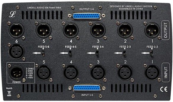 open zoom image for Lindell Audio 506 Power MkII 500 Series Rack, 6 Slot, Open Box (Very Good), Action Position Back