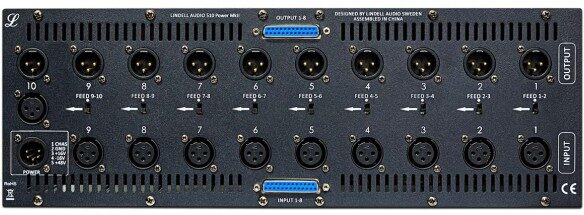 open zoom image for Lindell Audio 510 Power MkII 500 Series Rack, New, Action Position Back