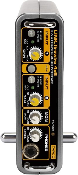 open zoom image for Tapco by Mackie Link.FireWire 4x6 Audio Interface, Vertical