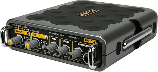 open zoom image for Tapco by Mackie Link.USB 2-Channel USB Audio Interface, 3-Quarter Shot