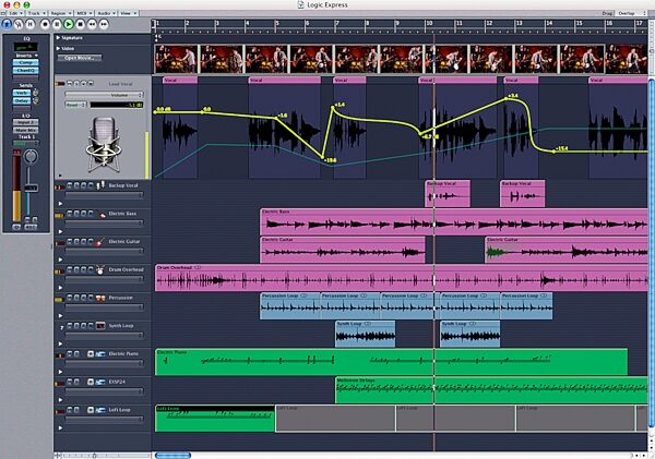 open zoom image for Apple Logic Express Music Production Software (Macintosh), Screenshot 1