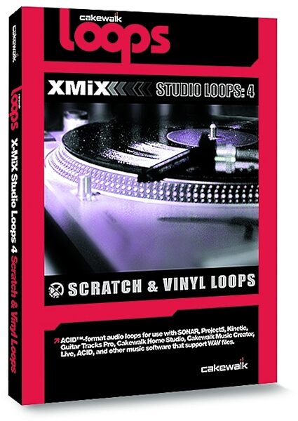 open zoom image for Cakewalk Software X Mix Studio Loops 4 Scratch and Vinyl Library, Main