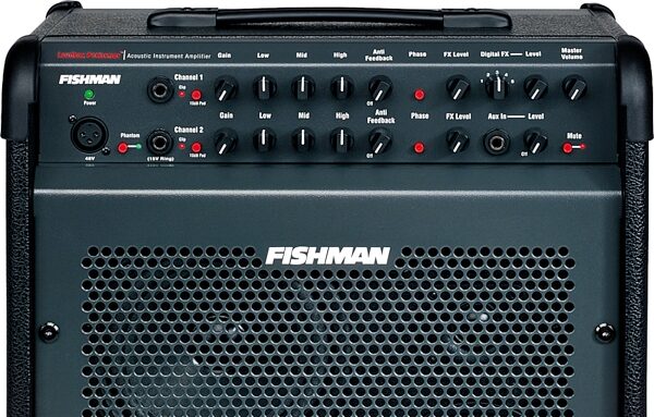 open zoom image for Fishman Loudbox Performer Acoustic Guitar Amplifier (130 Watts, 2x6.5"), Front Panel