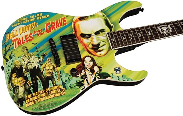 open zoom image for ESP LTD Tales From the Grave Bela Lugosi Electric Guitar (with Case), Closeup