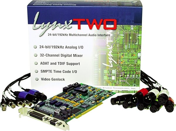 open zoom image for Lynx Studio Technology LynxTwo A 4 I/O 24/96/200 PCI Card, Main